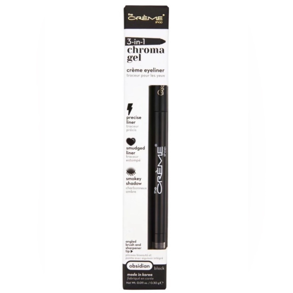 Crème 3-in-1 Chroma Gel Eyeliner - Obsidian Black